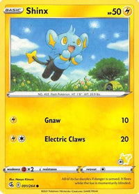 Shinx - 091/264 (#41 Pikachu Stamped)/264  Battle Academy 2022 - Promo