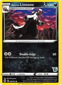 Galarian Linoone - 036/073 (Eevee Stamped)/073  Battle Academy 2022 - Promo