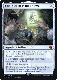 The Deck of Many Things (Ampersand Promo) [Dungeons & Dragons: Adventures in the Forgotten Realms Promos]
