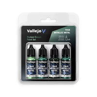 True Metallic Metal Set: Dusken Green (4 Color Set), 18 ml.