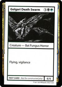 Golgari Death Swarm (2021 Edition) [Mystery Booster Playtest Cards]