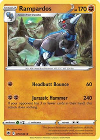Rampardos 077  - Holofoil SWSH10 Astral Radiance - Holo Rare
