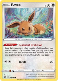 Eevee 119  SWSH10 Astral Radiance - Common