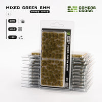 Tufts- Mixed Green 6mm- Wild