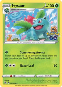 Ivysaur 002  Pokemon GO - Uncommon
