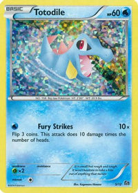 Totodile - 5/12/12  - Holofoil McDonalds Promos 2016 - Promo