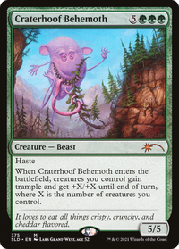 Craterhoof Behemoth (375) [Secret Lair Drop Series]