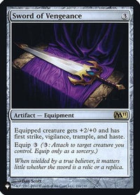 Sword of Vengeance -  Foil (LIST-216) - The List Reprints