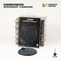Battle Ready Bases: Spaceship Corridor- Round 90mm (x1)