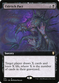 Eldritch Pact (Extended Art) [Commander Legends: Battle for Baldur's Gate]