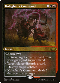 Kolaghan's Command (Foil Etched) -  Foil (2X2-515) - Double Masters 2022