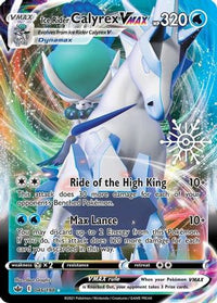 Ice Rider Calyrex VMAX (Holiday Calendar) 046/198  - Holofoil Miscellaneous Cards & Products - Promo