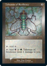 Talisman of Resilience (Retro Frame) (Foil Etched) -  Foil (SLD-1059) - Secret Lair Drop Series
