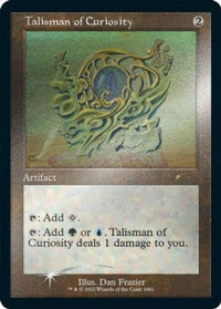 Talisman of Curiosity (Retro Frame) (Foil Etched) -  Foil (SLD-1061) - Secret Lair Drop Series