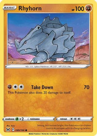 Rhyhorn 089  SWSH11 Lost Origin - Common