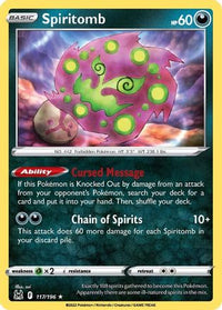 Spiritomb 117  SWSH11 Lost Origin - Rare