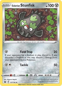 Galarian Stunfisk 127  SWSH11 Lost Origin - Uncommon