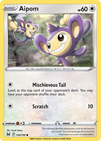 Aipom 144  SWSH11 Lost Origin - Common