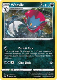 Weavile (Cosmos Holo) SWSH246  - Holofoil SWSH Sword & Shield Promo Cards - Promo