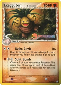 Exeggutor (Delta Species) - 41/110 (Prerelease)/110  Nintendo Promos - Promo