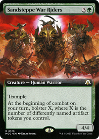 Sandsteppe War Riders (Extended Art) [March of the Machine Commander]