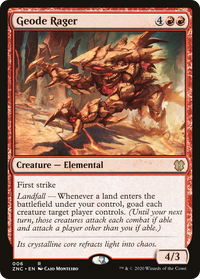 Geode Rager [Zendikar Rising Commander]