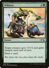 Wildsize (DD3-023) - Duel Decks Anthology: Elves vs. Goblins Foil