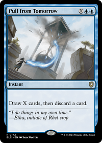 Pull from Tomorrow [Bloomburrow Commander]
