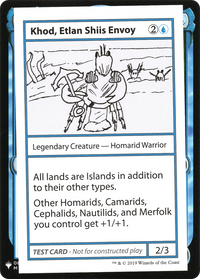 Khod, Etlan Shiis Envoy [Mystery Booster Playtest Cards]