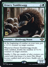 Ornery Tumblewagg [Outlaws of Thunder Junction Prerelease Promos]