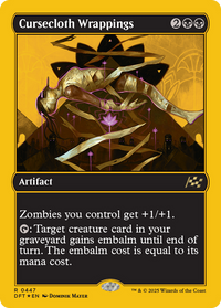 Cursecloth Wrappings -  Foil (DFT-447) - Aetherdrift