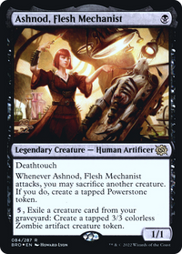 Ashnod, Flesh Mechanist [The Brothers' War Prerelease Promos]