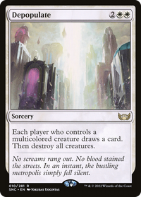 Depopulate (Promo Pack) [Streets of New Capenna Promos]