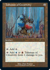Talisman of Creativity (SLD-1058) - Secret Lair Drop Etched Foil