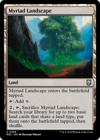 Myriad Landscape -  Foil (M3C-358) - Modern Horizons 3 Commander