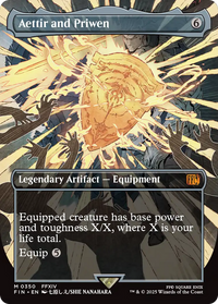 Aettir and Priwen (Borderless) -  (Borderless) Foil (FIN-350) - FINAL FANTASY