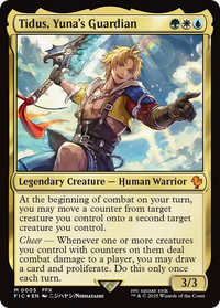 Tidus, Yuna's Guardian -  Foil (FIC-005) - Commander: FINAL FANTASY