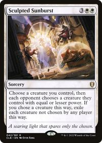 Sculpted Sunburst [Commander Legends: Battle for Baldur's Gate]