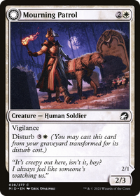 Mourning Patrol // Morning Apparition [Innistrad: Midnight Hunt]