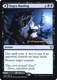 Hagra Mauling // Hagra Broodpit [Zendikar Rising Prerelease Promos]