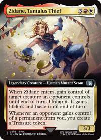 Zidane, Tantalus Thief - : (Extended Art) Foil (FIN-518) - FINAL FANTASY
