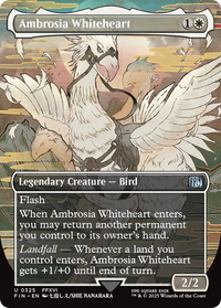 Ambrosia Whiteheart (Borderless) -  (Borderless) Foil (FIN-325) - FINAL FANTASY