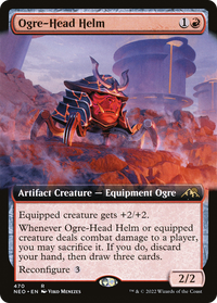 Ogre-Head Helm (Extended Art) [Kamigawa: Neon Dynasty]