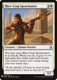 Rhet-Crop Spearmaster [Mystery Booster]