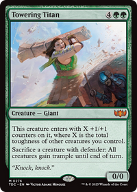 Towering Titan [Tarkir: Dragonstorm Commander]