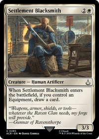 Settlement Blacksmith (ACR-280) - Assassin's Creed Foil