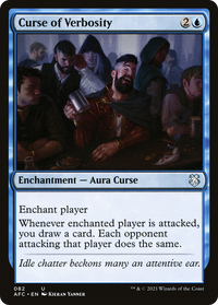 Curse of Verbosity [Dungeons & Dragons: Adventures in the Forgotten Realms Commander]