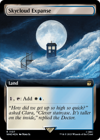 Skycloud Expanse (Extended Art) (Surge Foil) - : (Extended Art) Foil (WHO-1107) - Doctor Who