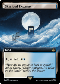 Skycloud Expanse - : (Extended Art) Foil (WHO-1107) - Doctor Who