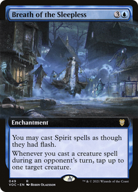 Breath of the Sleepless (Extended Art) [Innistrad: Crimson Vow Commander]